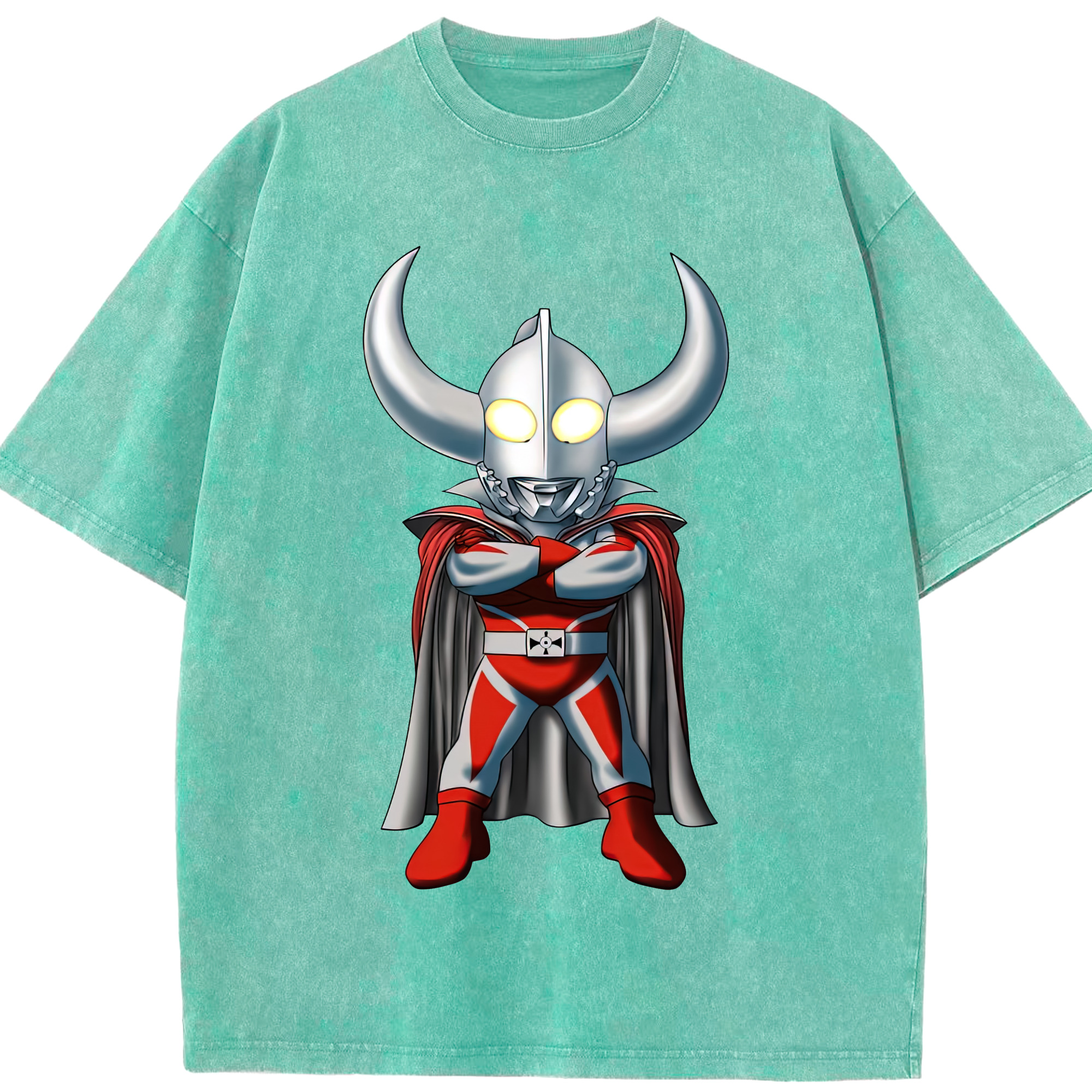 （画像用） ウルトラマン Ultraman 綿100% ヴィンテージ風 半袖Tシャツ（フロントプリント）
